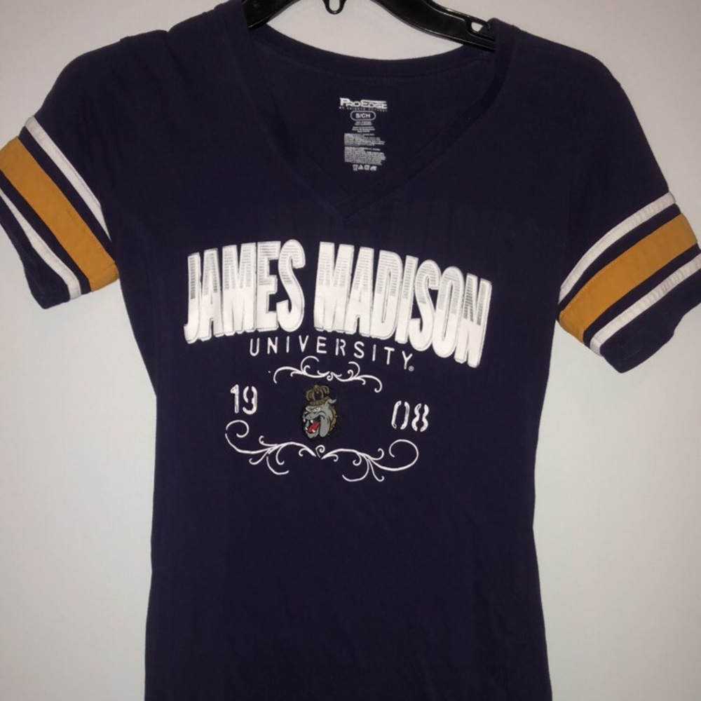 JMU dark purple Dukes t-shirt